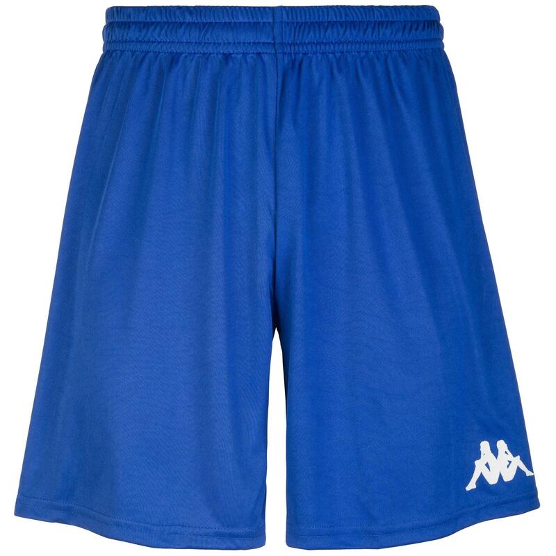 kappa pantaloncini da bambino in poliestere blu da calcio