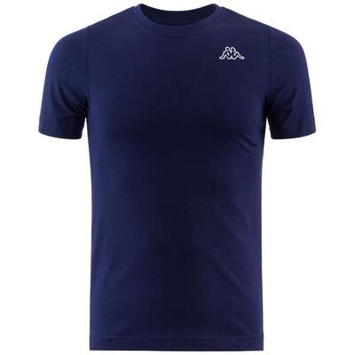 Heren-t-shirt met korte mouwen kappa cafers blauw
