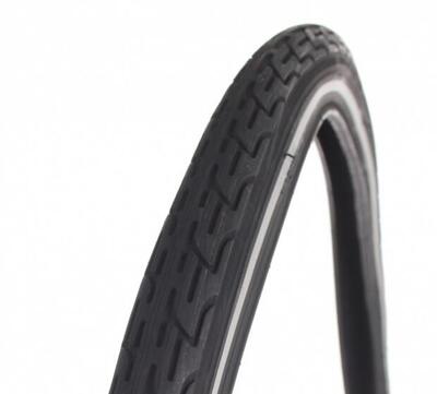 Deli tire buitenband 28 x 1 5/8 x 1 3/8 (37-622) zwart/wit