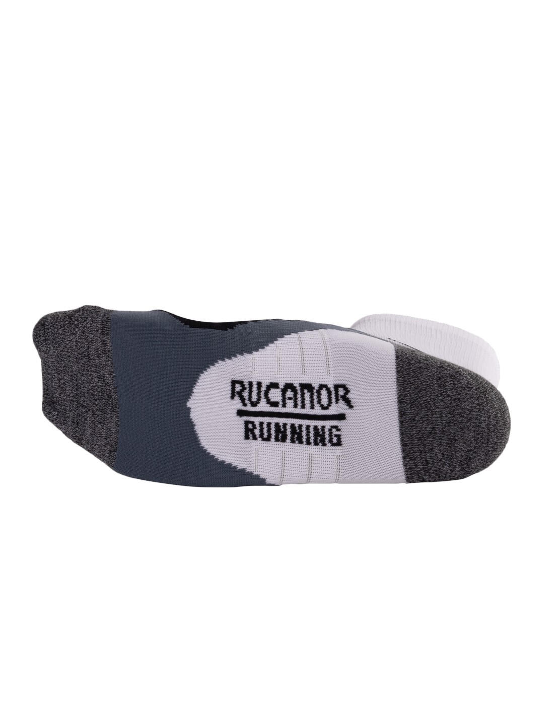 Rucanor Chaussettes de course longues 2-pack blanc/gris 4/6