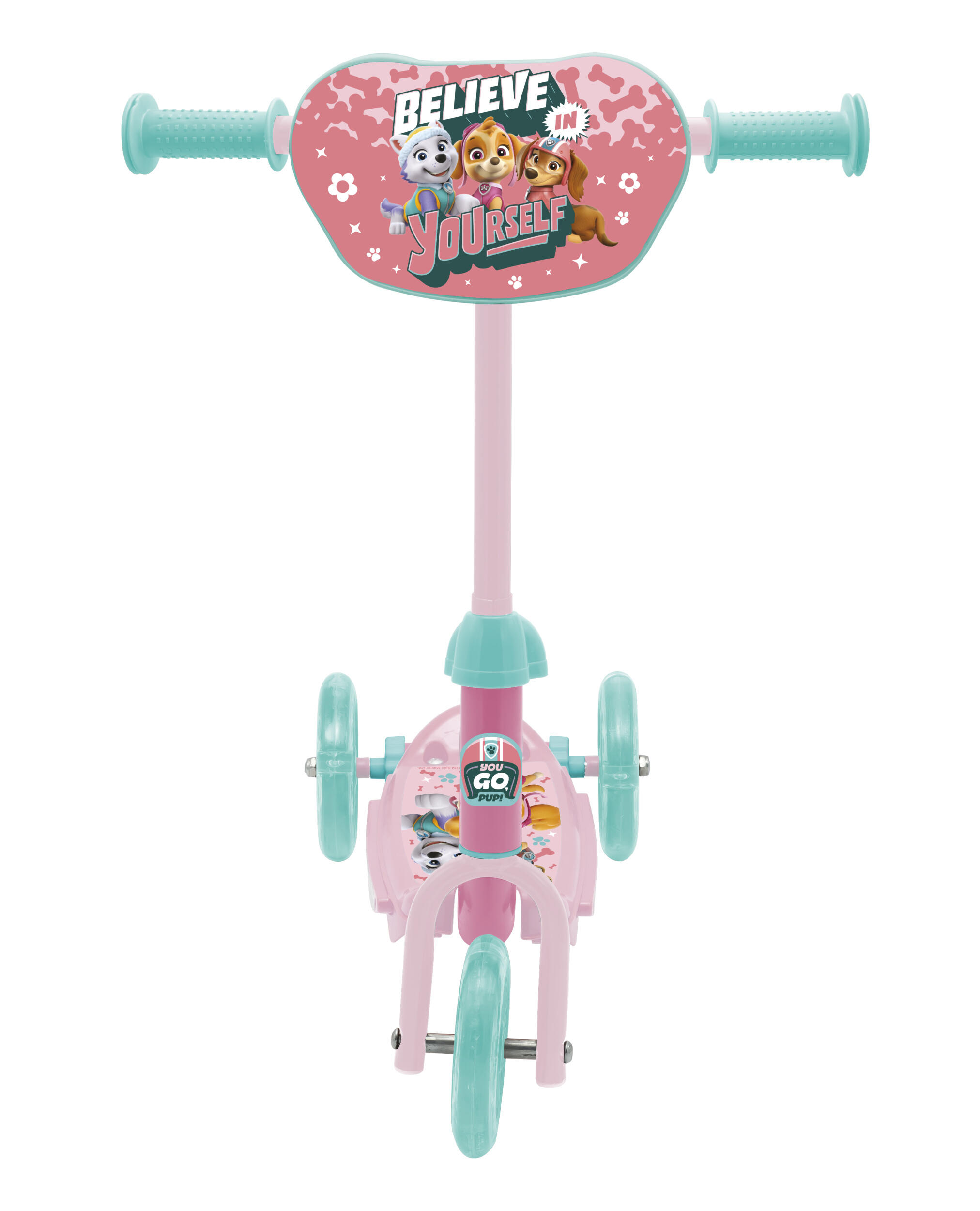 Nickelodeon Paw Patrol 3-Rad-Kinder-Roller Mädchen rosa/hellblau 2/2