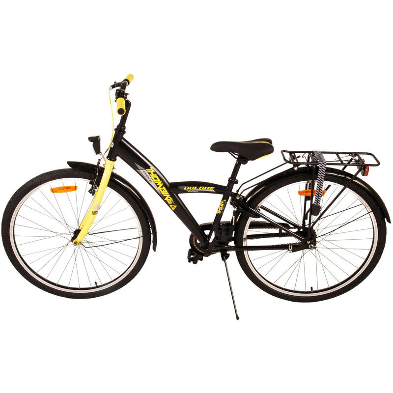 Volare Jongensfiets Thombike 26 Inch 33 cm Jongens Terugtraprem Zwart/Geel