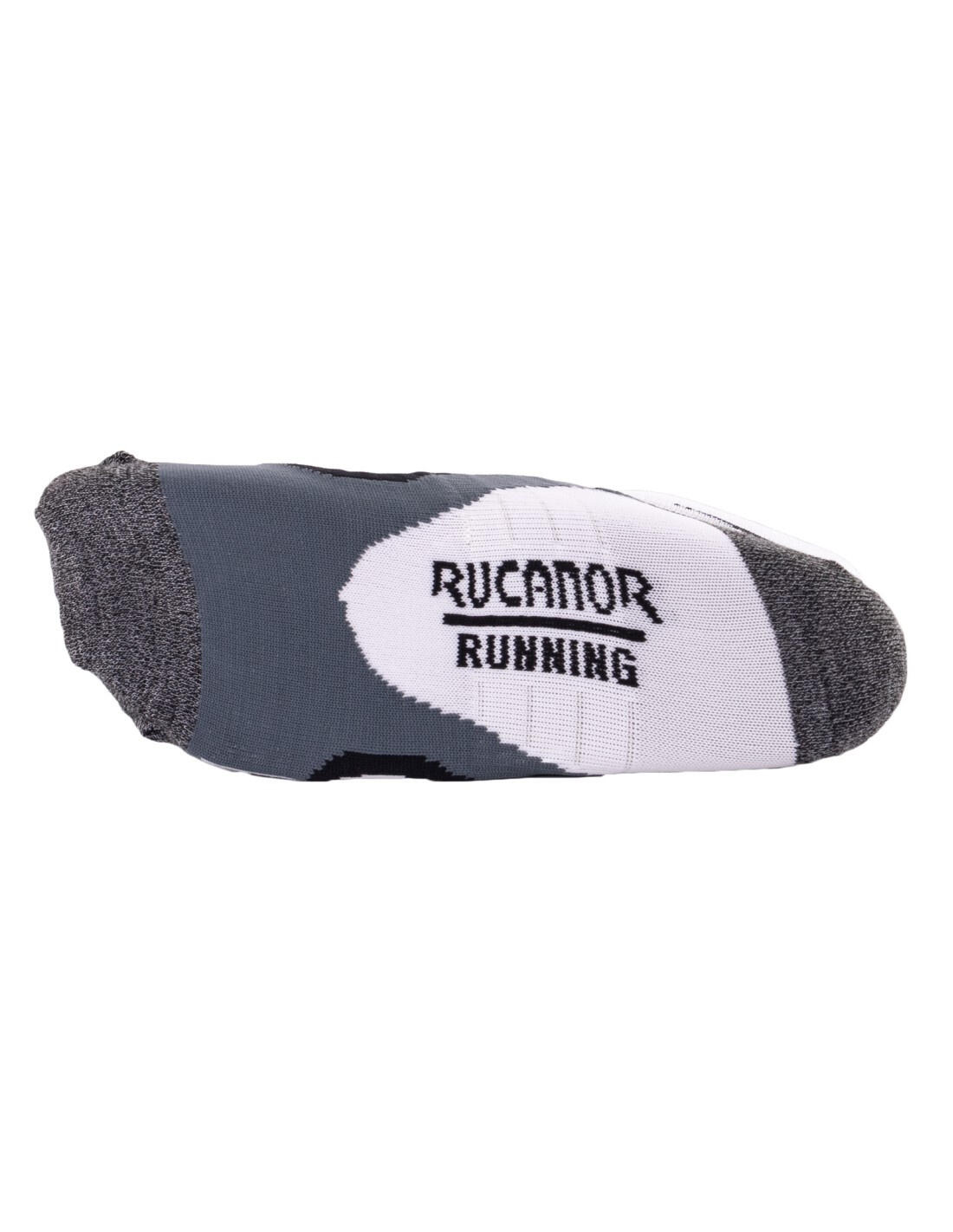 Rucanor Chaussettes de course courtes 2-pack blanc/gris 4/6