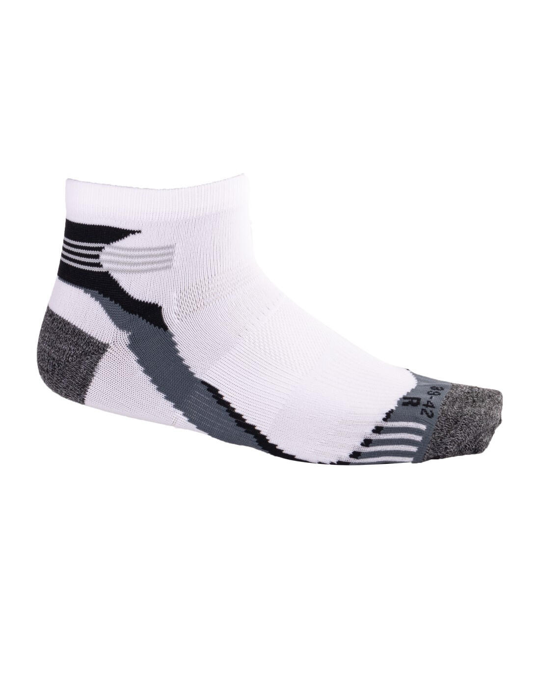 Rucanor Chaussettes de course courtes 2-pack blanc/gris 2/6