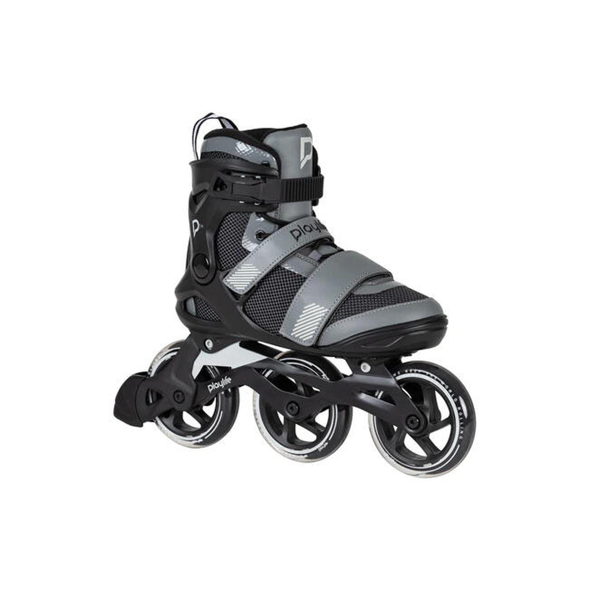 Playlife GT 110 Fitness Inlineskates Zwart/grijs maat 40