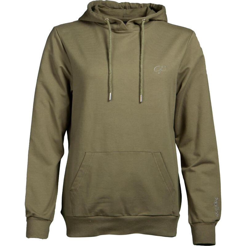 Papillon Sweat Hoody Coton Femme Camouflage Vert Taille M