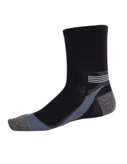 Rucanor Laufsocken lang 2er-Pack schwarz