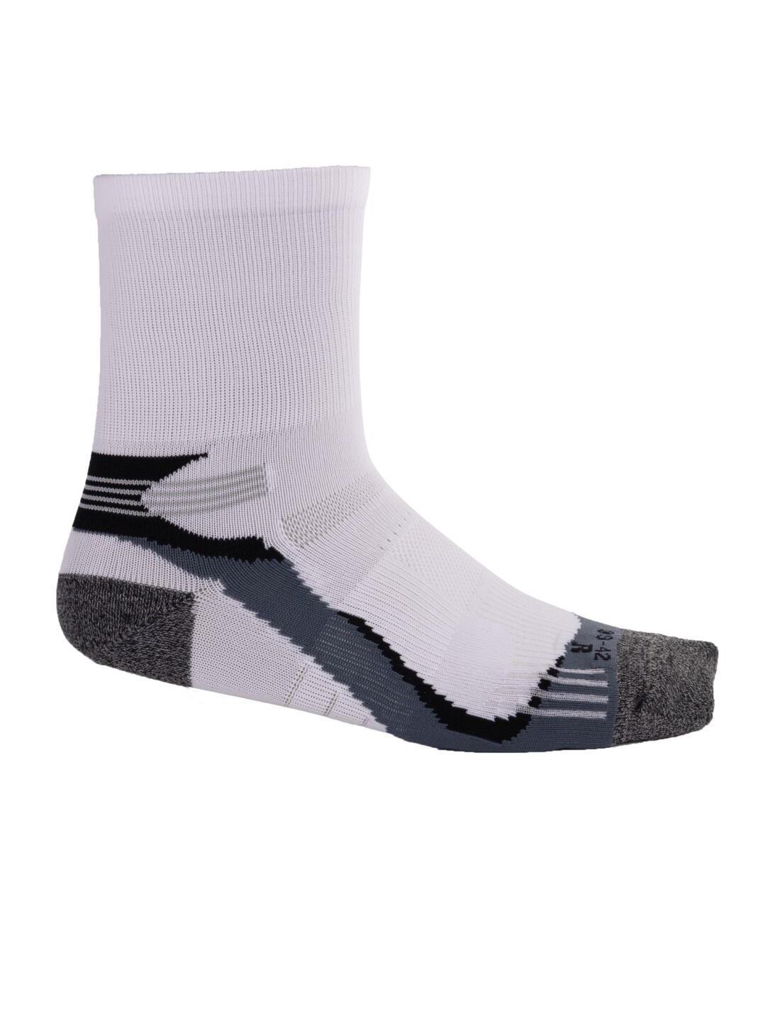 Rucanor Chaussettes de course longues 2-pack blanc/gris 2/6
