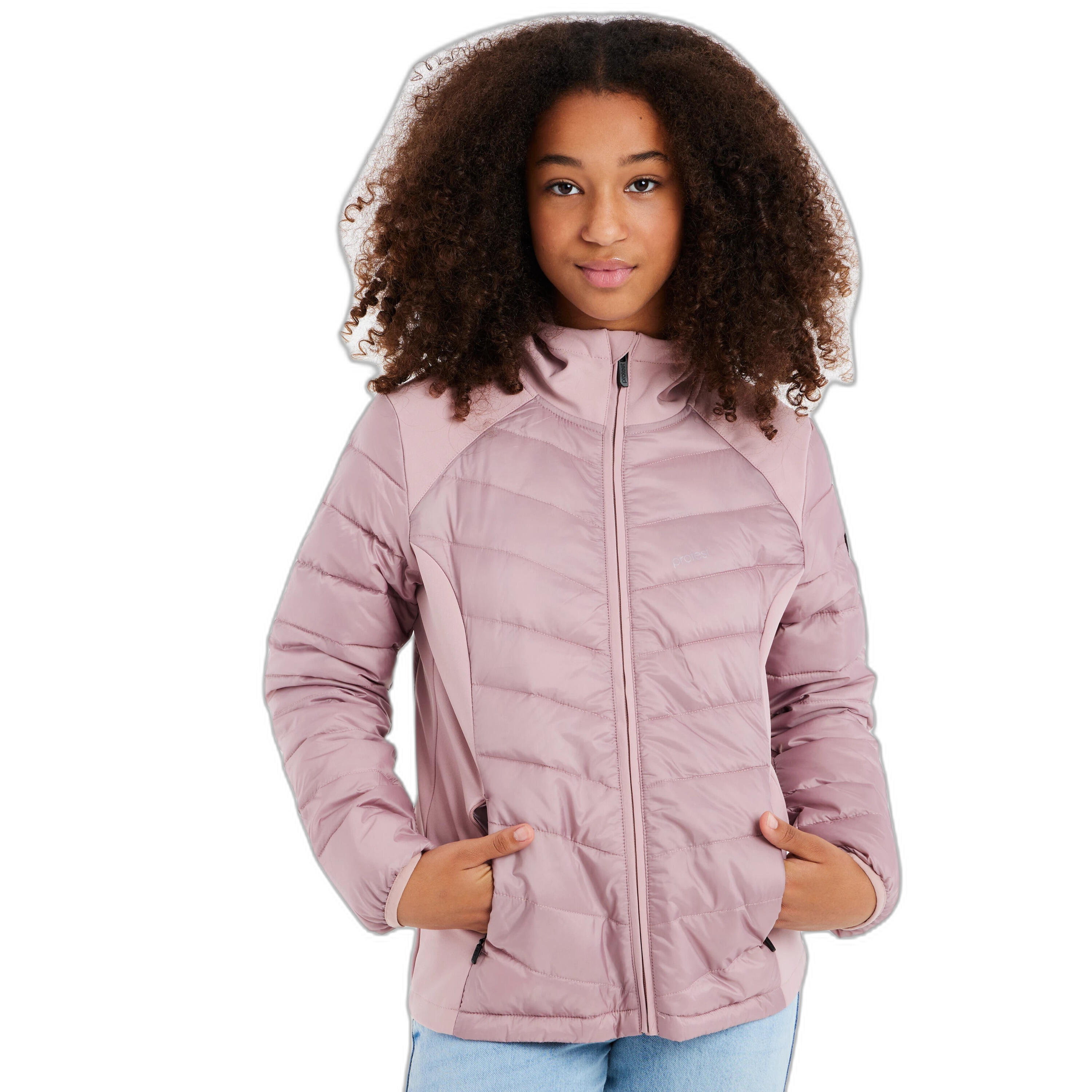 Protest - Doudoune Fille Protest Prtcharon - Doudoune Duvet - Rose|violet - 12 À 14 Ans - Decathlon
