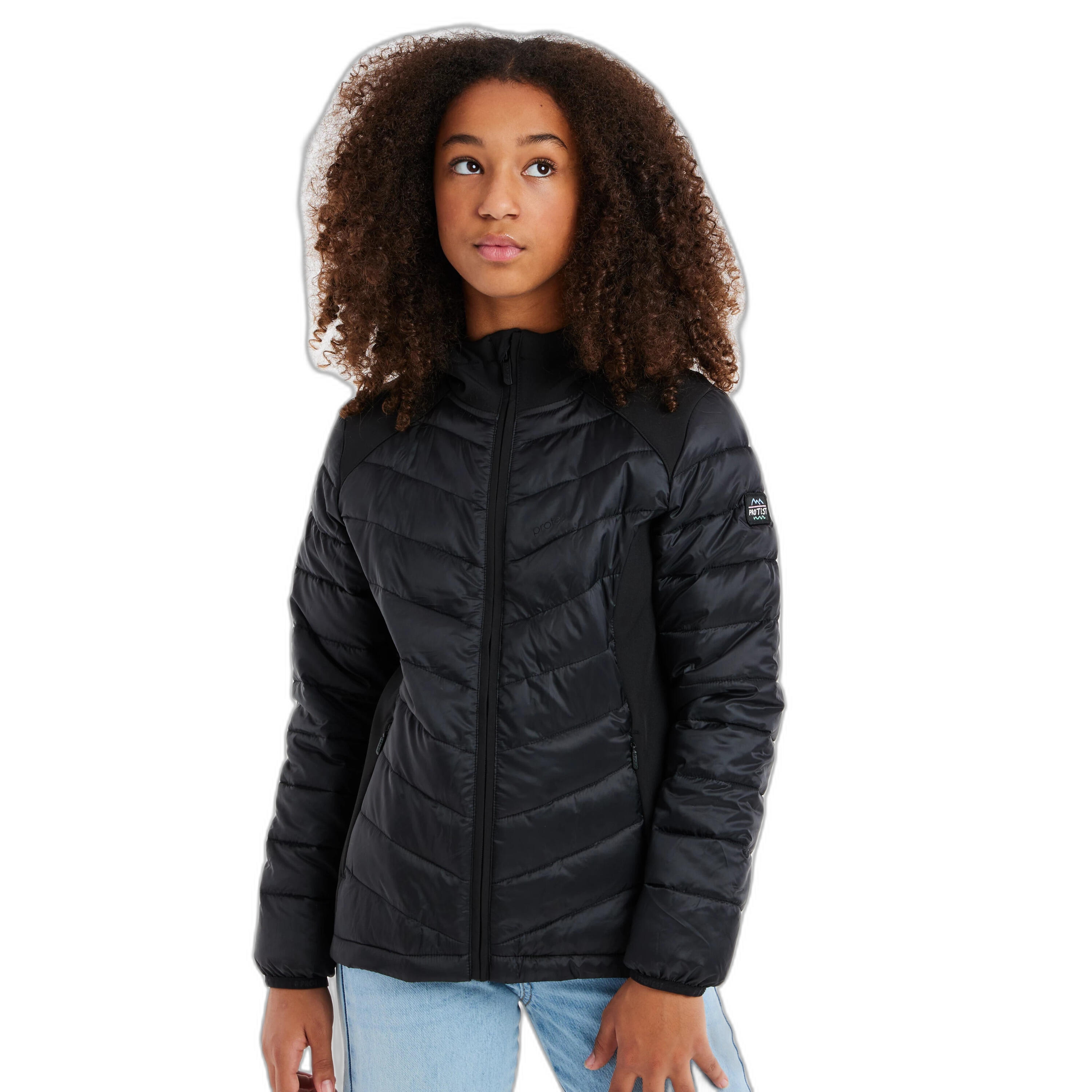 Protest - Doudoune Fille Protest Prtcharon - Doudoune Duvet - Noir - 12 À 14 Ans - Decathlon