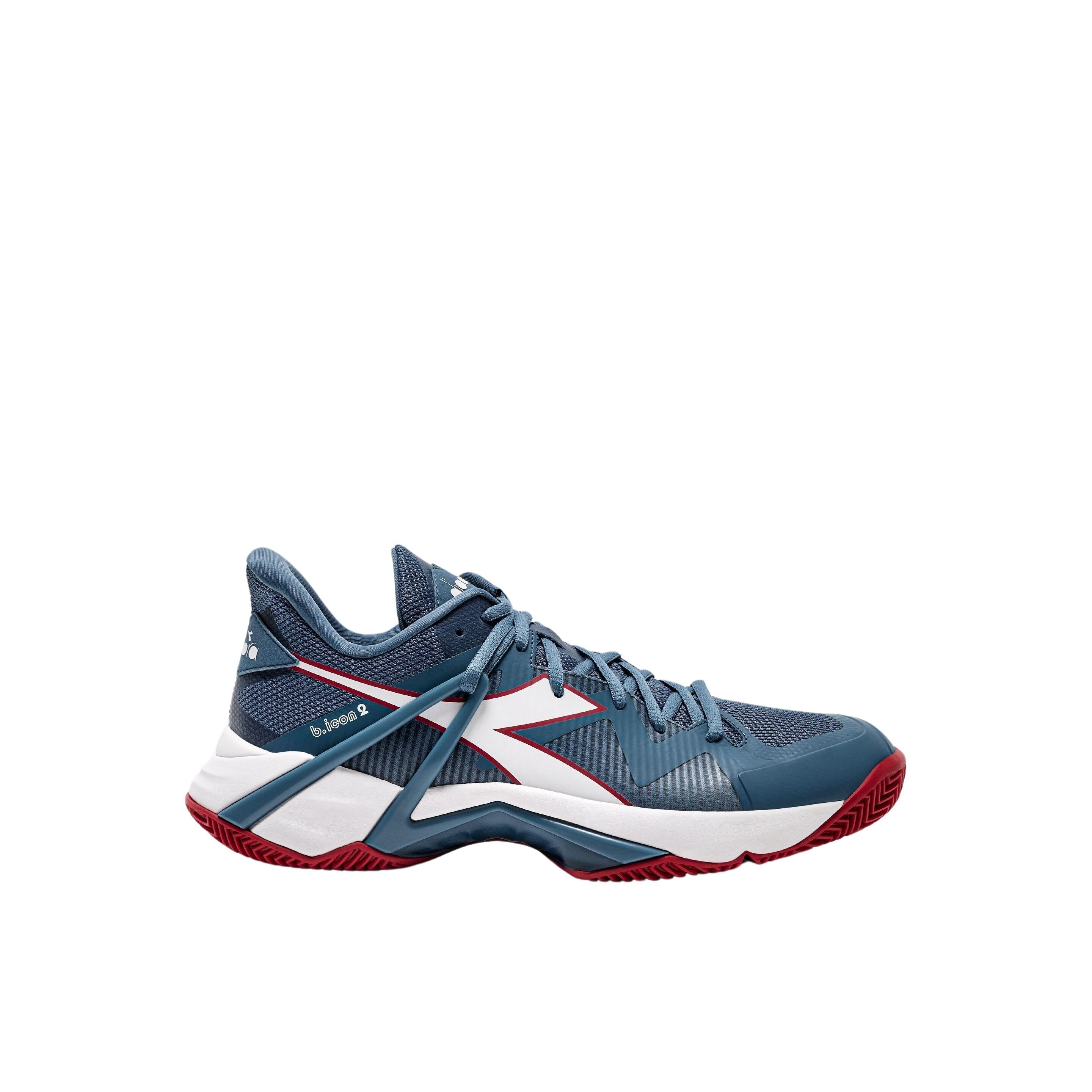 Diadora - Chaussures De Tennis Diadora B.icon 2 Clay - Chaussures De Sport - Blanc|bleu|rouge|vert - 41 - Decathlon
