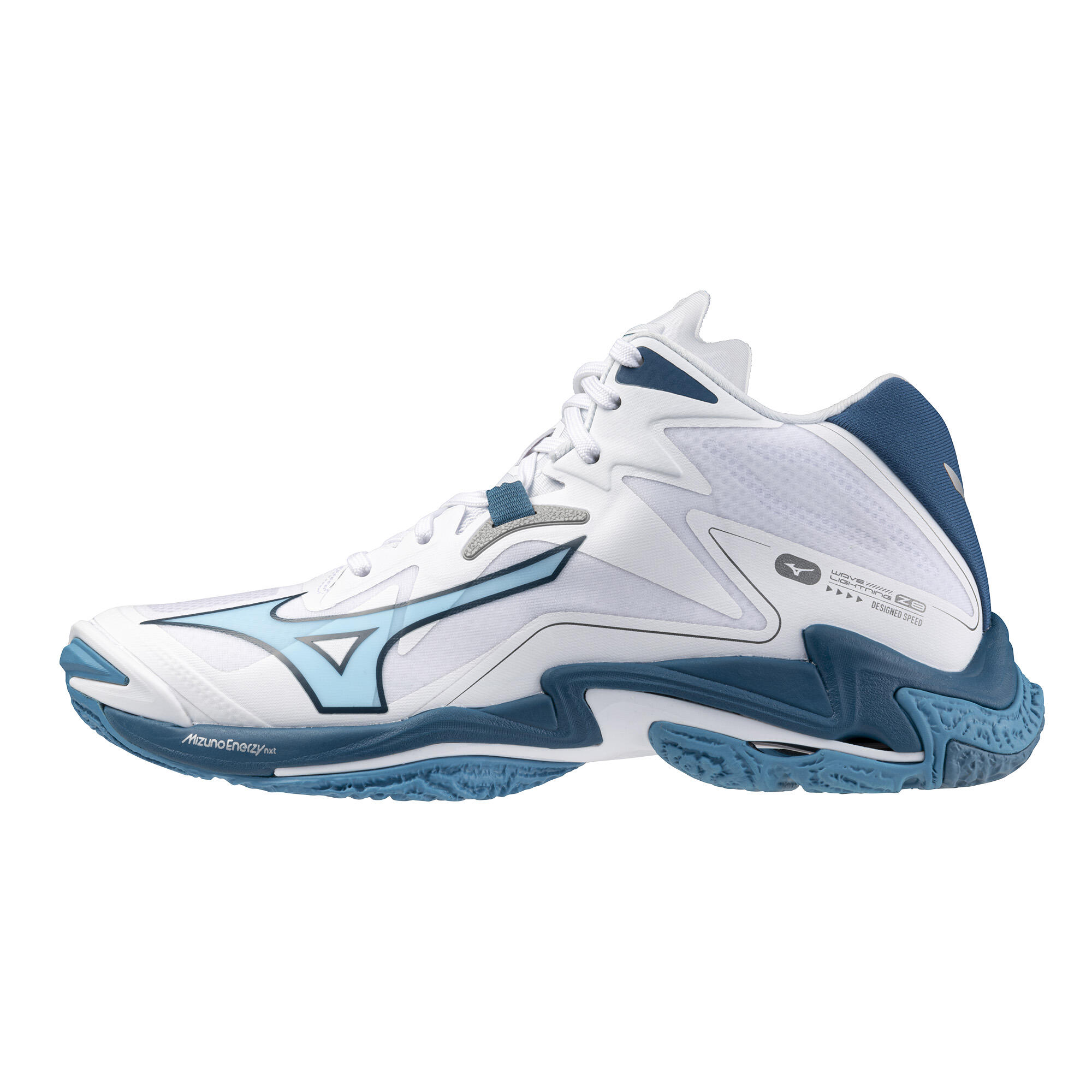 Chaussures de volley ball Hommes Mizuno Wave Lightning Z8 Mid Blanc MIZUNO Decathlon