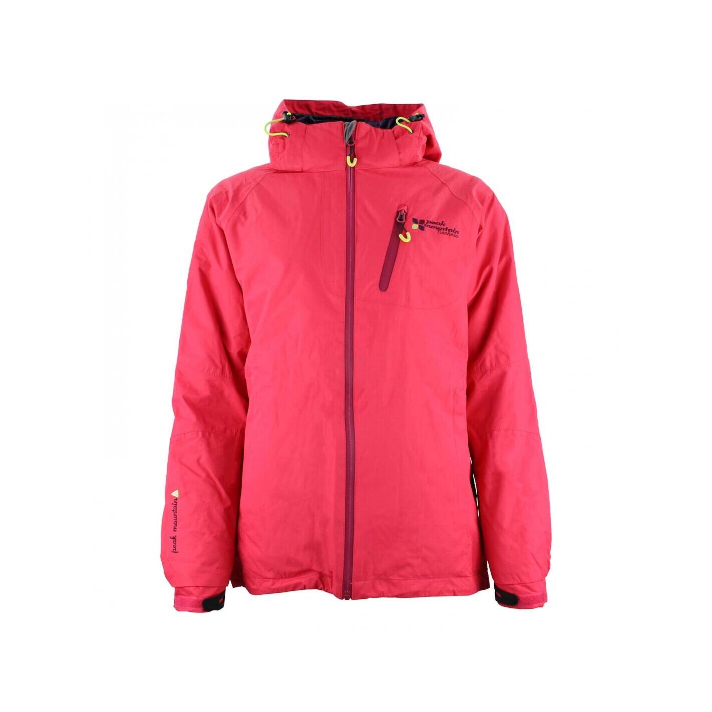 Women's 3-in-1 reversible down jacket Peak Mountain Acixi