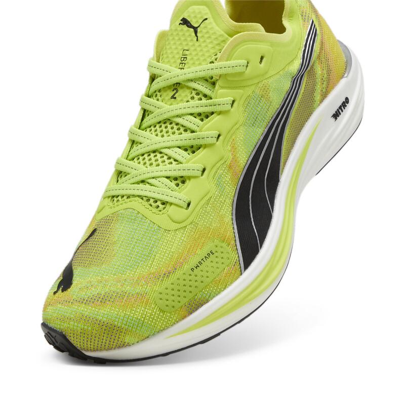 Pantofi alergare pentru barbati Liberate NITRO 2 - Psychedelic Rush - verde flu…