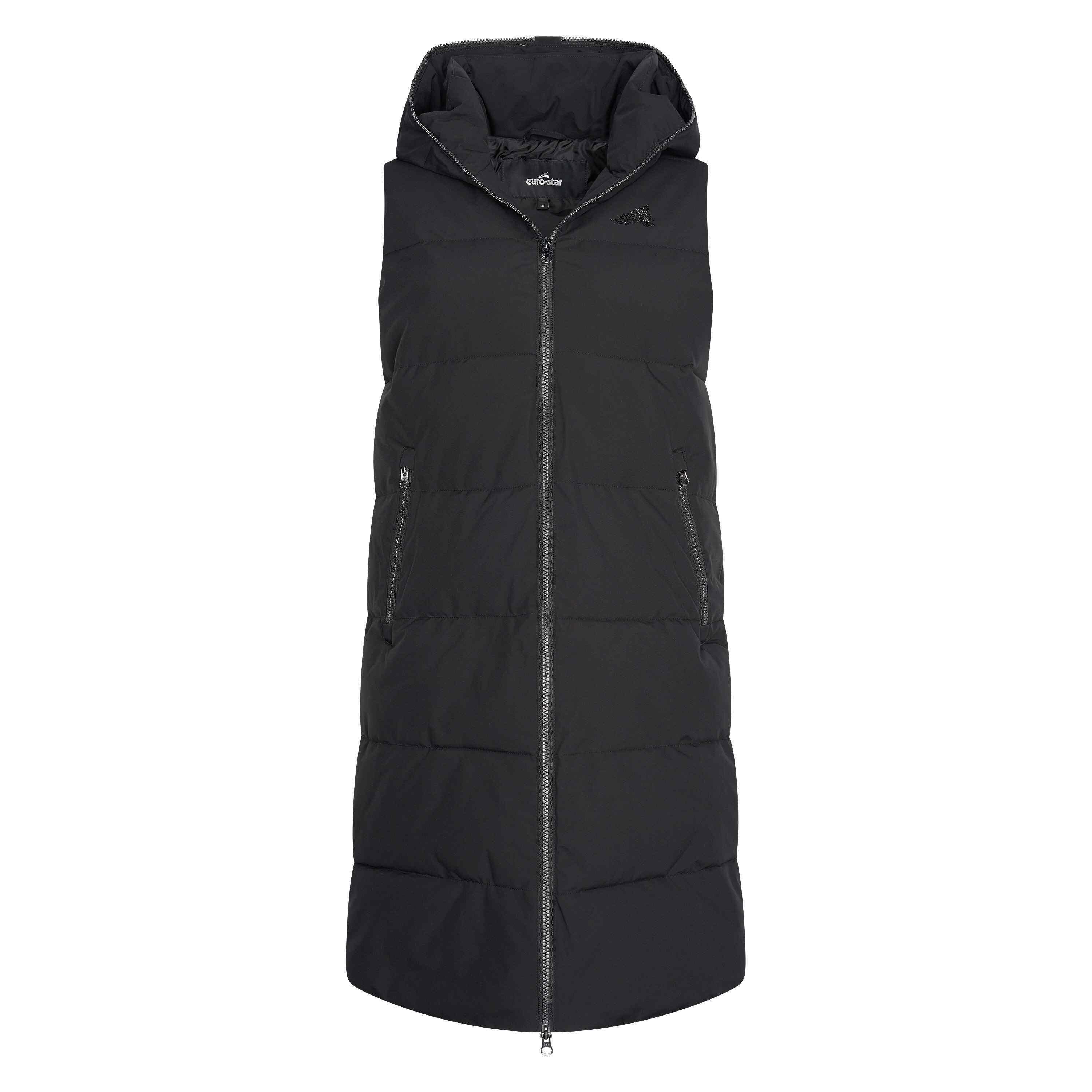 Euro-Star Laverri women's sleeveless hooded down jacket