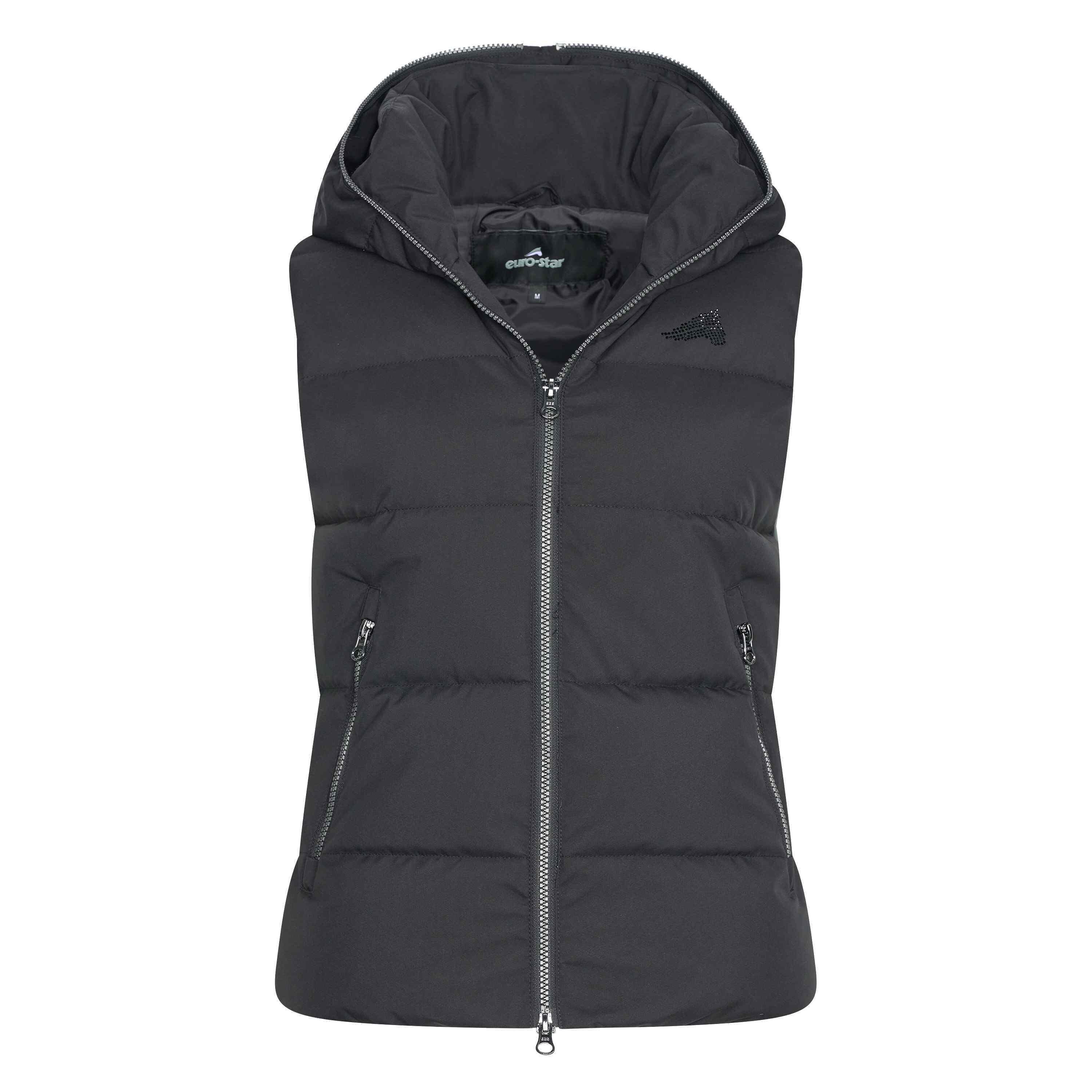 Euro-Star Laverro women's sleeveless hooded down jacket