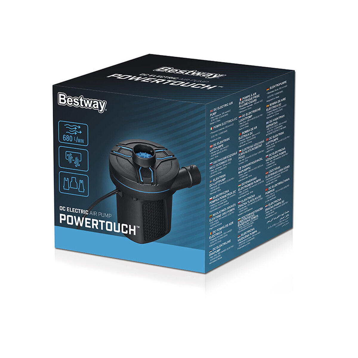 Elektrische Luchtpomp Bestway Zwart/Blauw 2/5