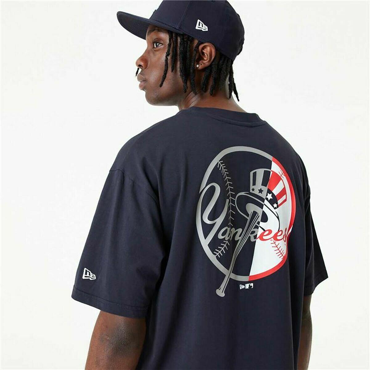 Shirt New Era MLB Graphic New York Yankees Marineblauw 4/5