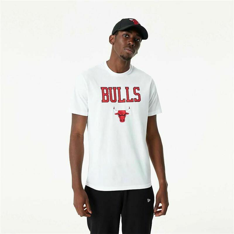 Maglia da basket New Era NBA Chicago Bulls Bianco