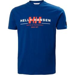 Camiseta de Manga Corta Hombre Helly Hansen 53763 607  Azul
