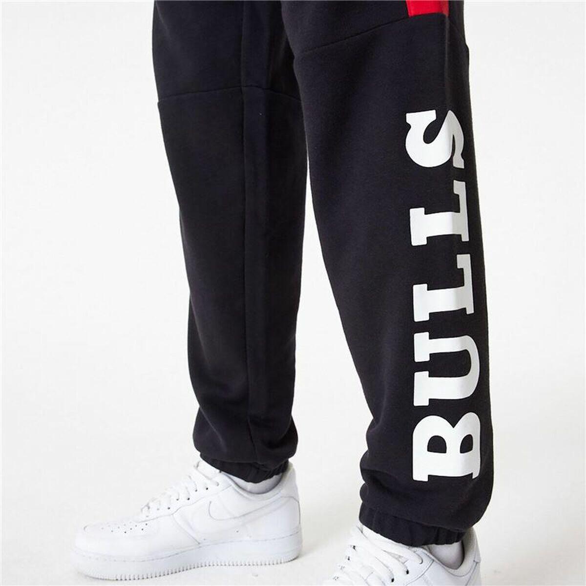 Pantalon pour Adulte New Era NBA Colour Block Chicago Bulls Noir 4/6