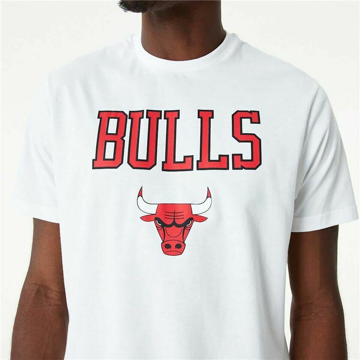 t-shirt de basket New Era NBA Chicago Bulls Blanc 5/5