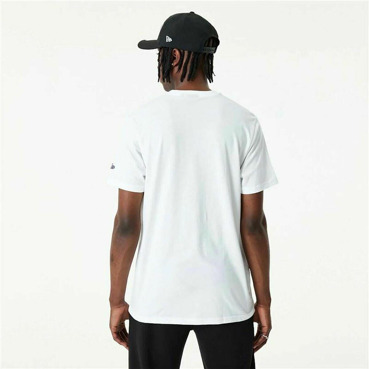 t-shirt de basket New Era NBA LA Lakers Blanc 3/5