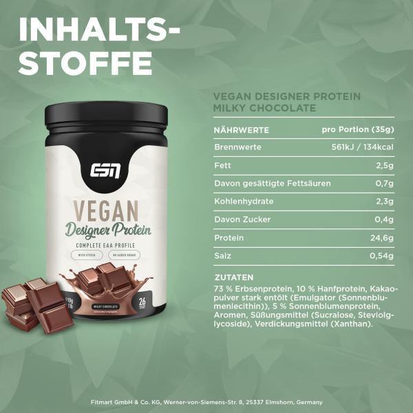 Vegan Designer Protein 420g ESN