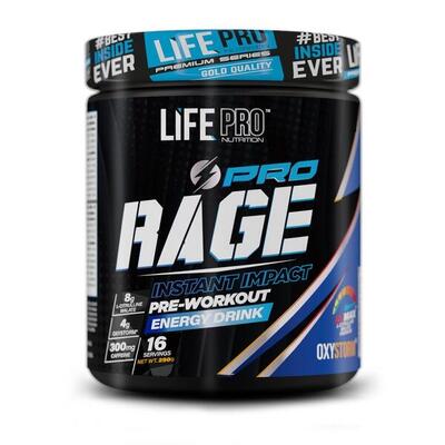 Bebida pre-entrenamiento Life Pro Rage Pro 290g