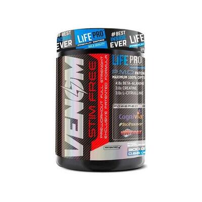 Venom stimulant-free - 300g lifepro energiedrank