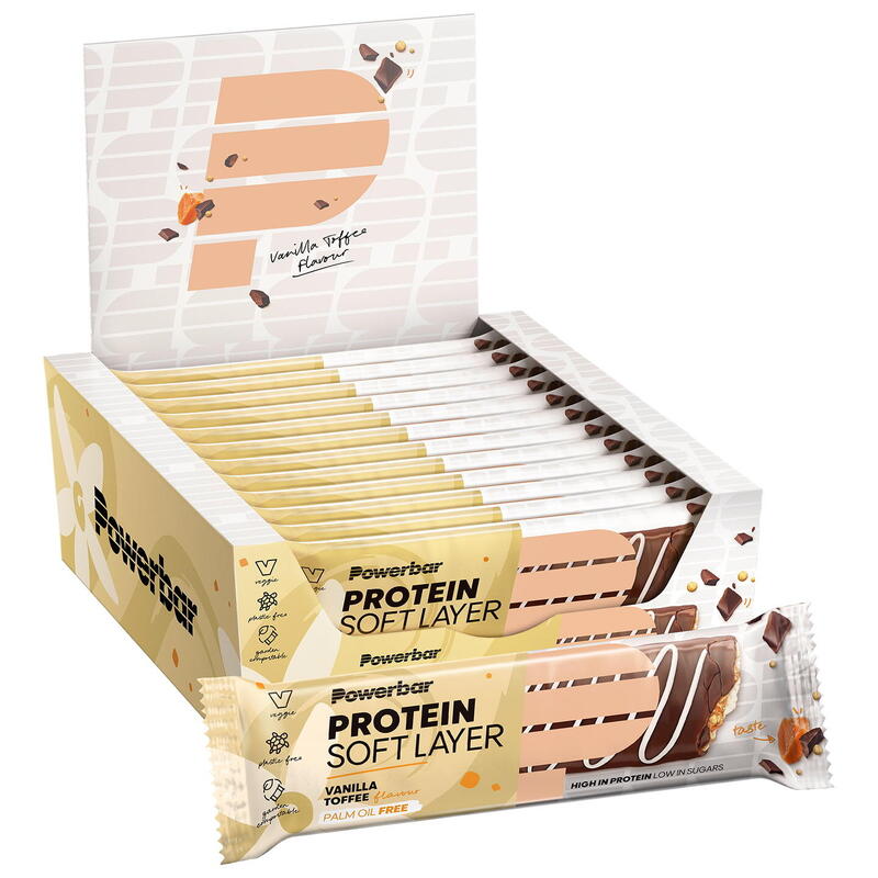 Proteinriegel Soft Layer 55g PowerBar (Packung mit 12 Stück)