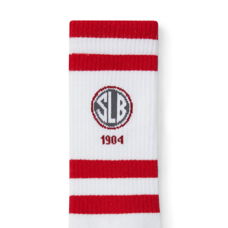 Chaussettes SLB 1904 blanches 3/4