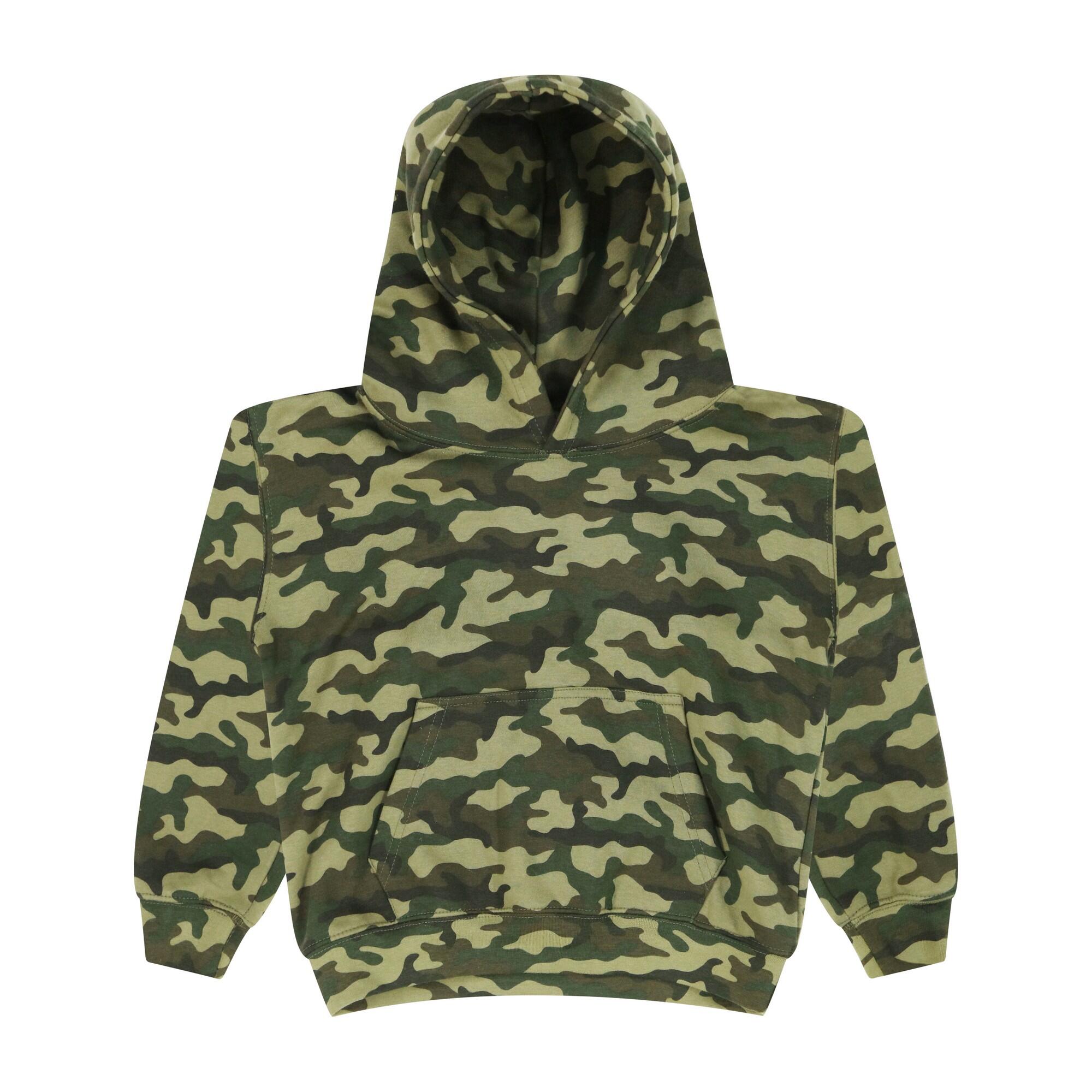 Awdis Childrens/Kids Camo Hoodie