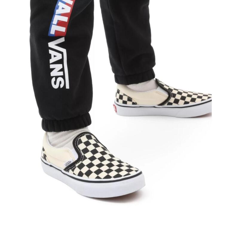 Sapatilhas Vans UY Classic Slip-On (Checkerboard) Black/White - Kids