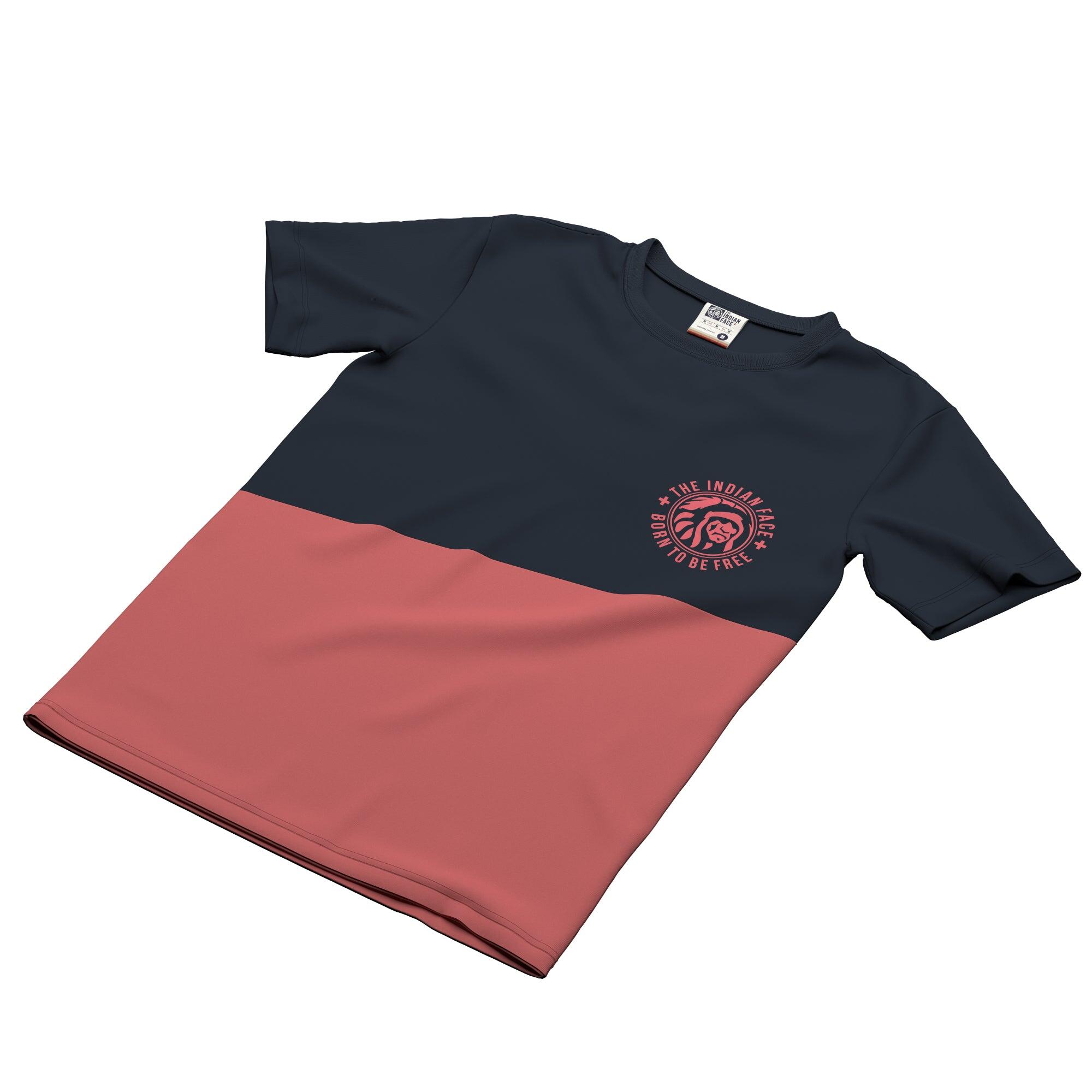 Camiseta de Fitness The Indian Face Unisex Maverick Azul / Rojo 5/5