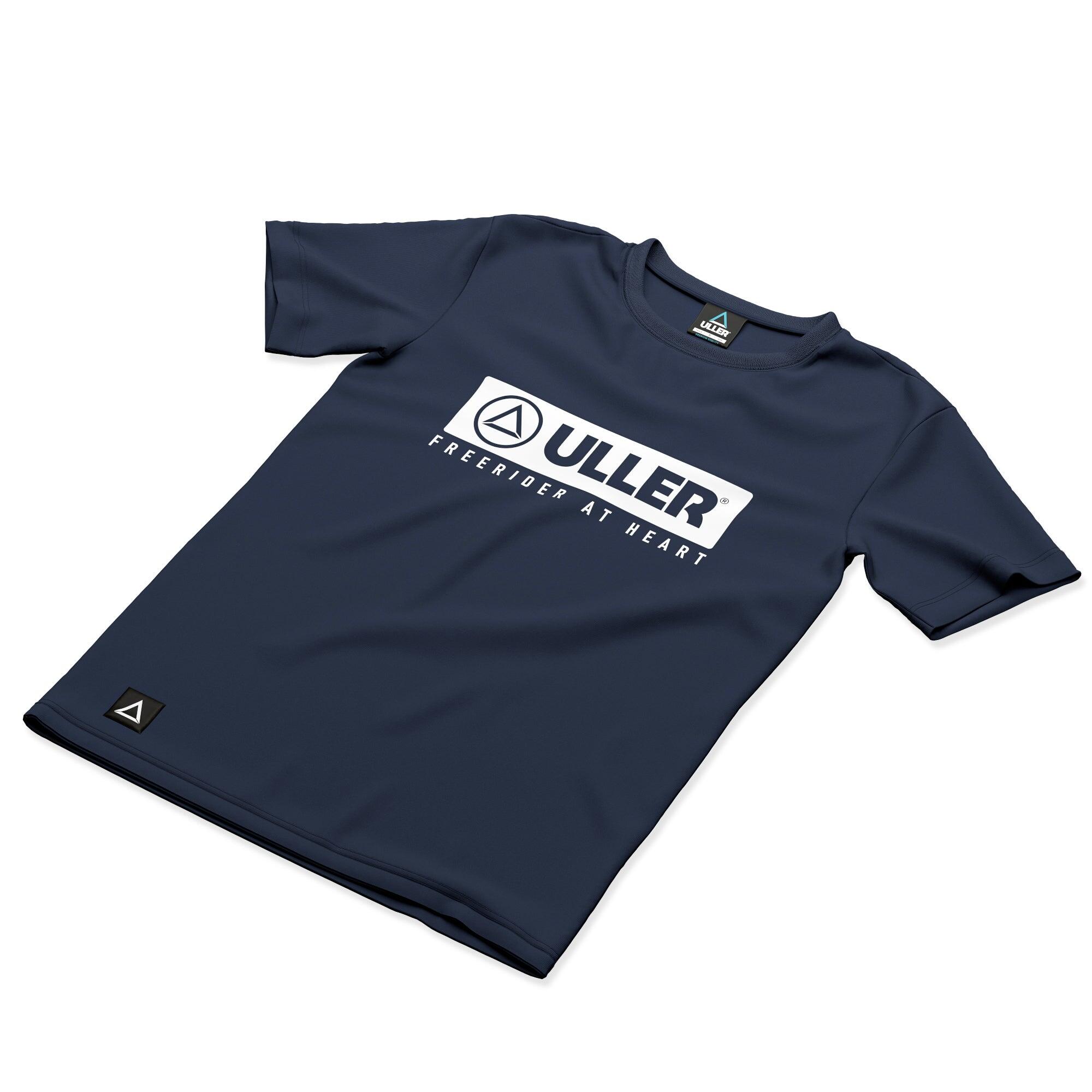 Unisex Deporte Camiseta Algodón ULLER Classic Marino 5/5