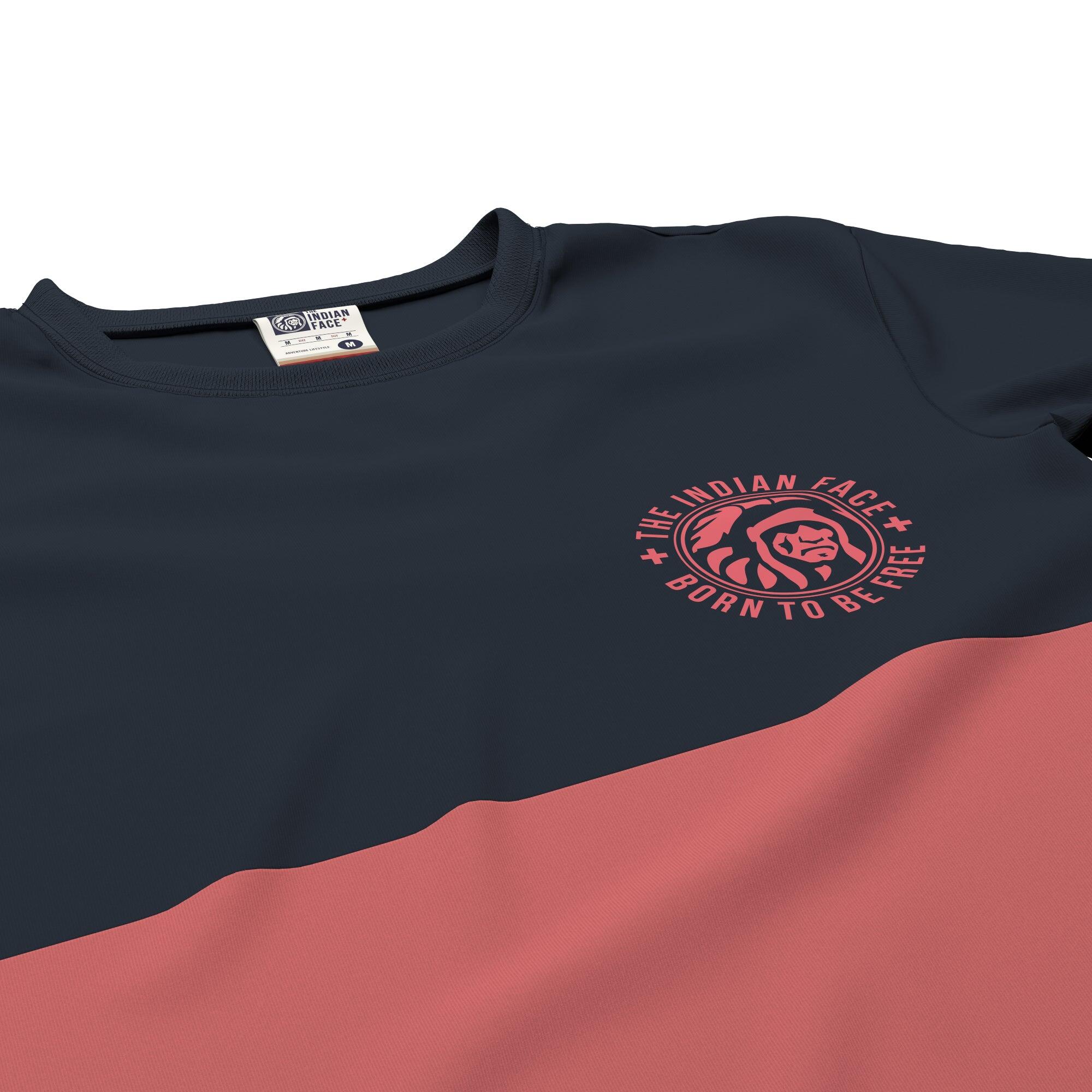 Camiseta de Fitness The Indian Face Unisex Maverick Azul / Rojo 4/5