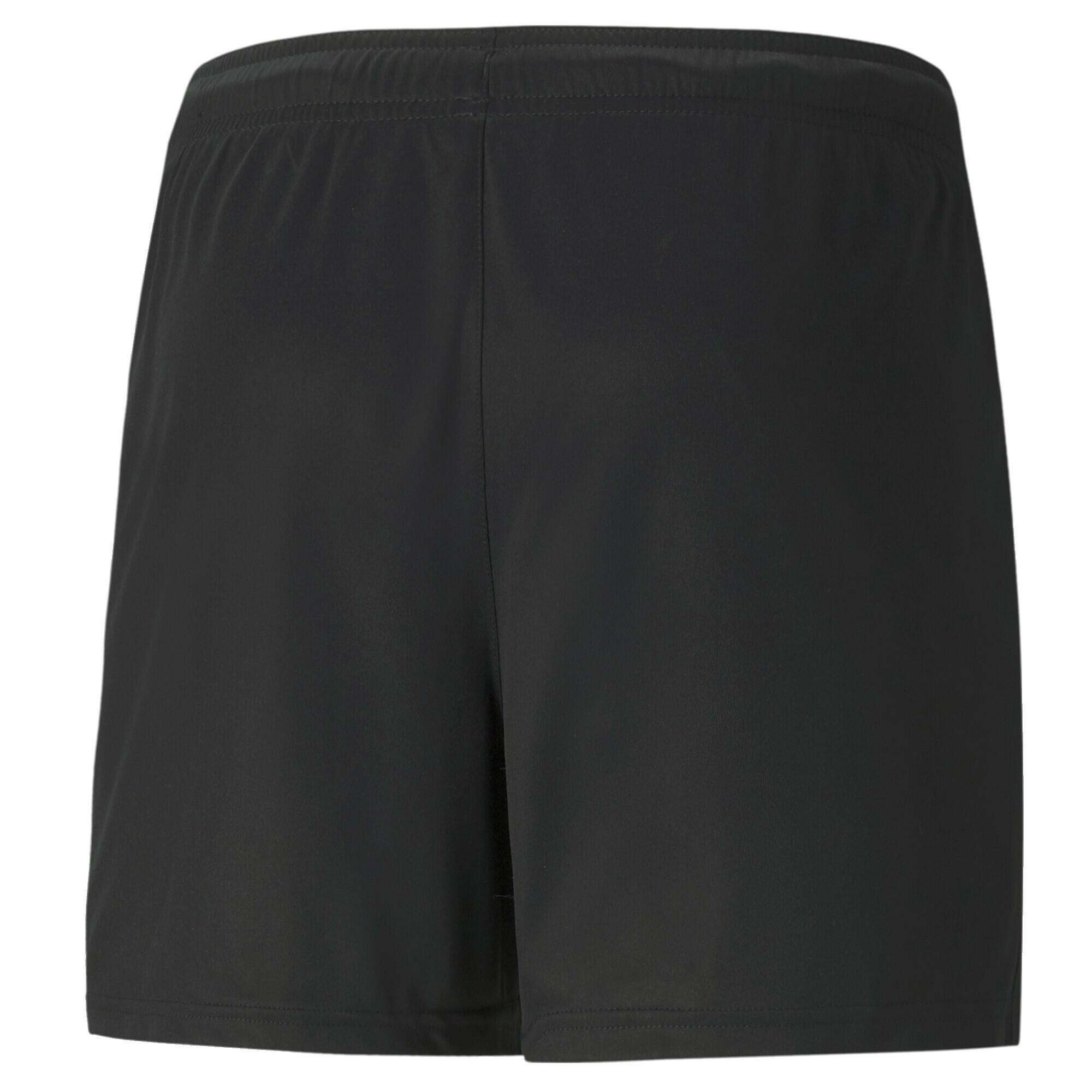teamLIGA voetbalshort voor dames PUMA Black White 4/4