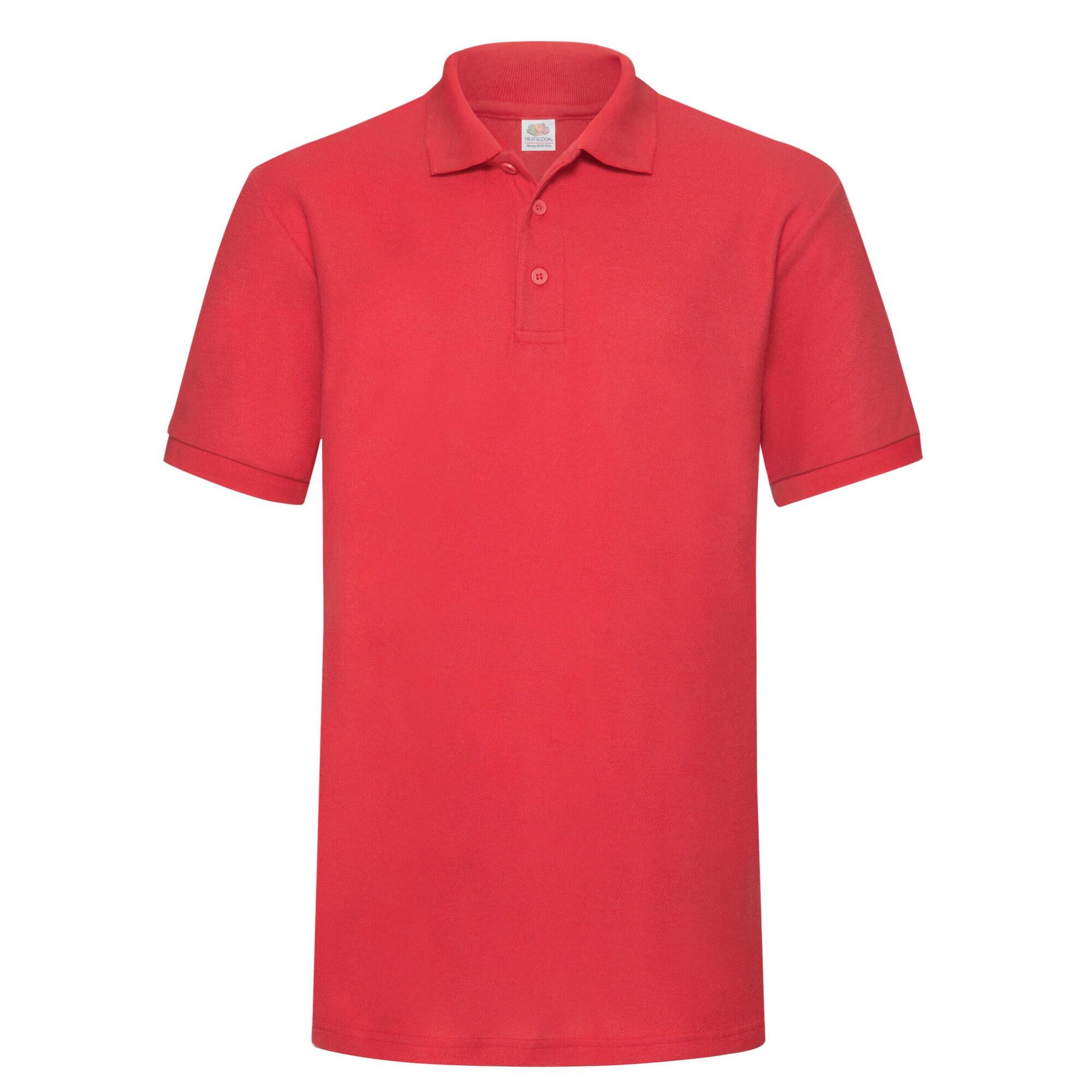 Fruit of the Loom Mens Polycotton Pique Heavy Polo Shirt