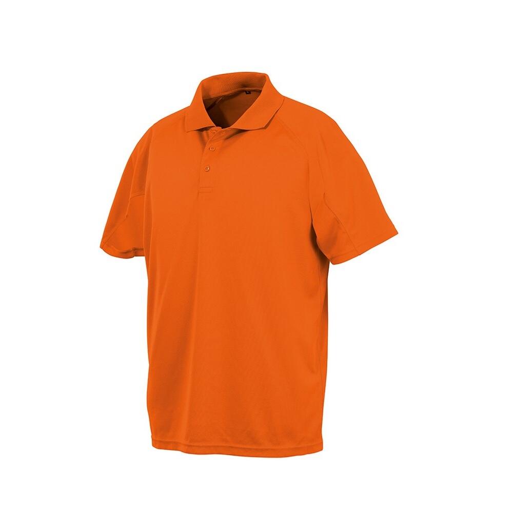 Spiro Unisex Adults Impact Performance Aircool Polo Shirt