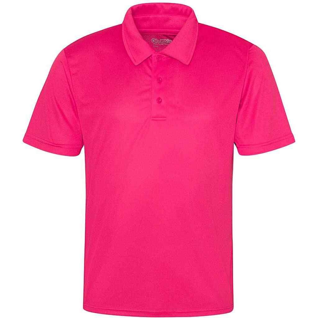 AWDis Cool Mens Moisture Wicking Polo Shirt