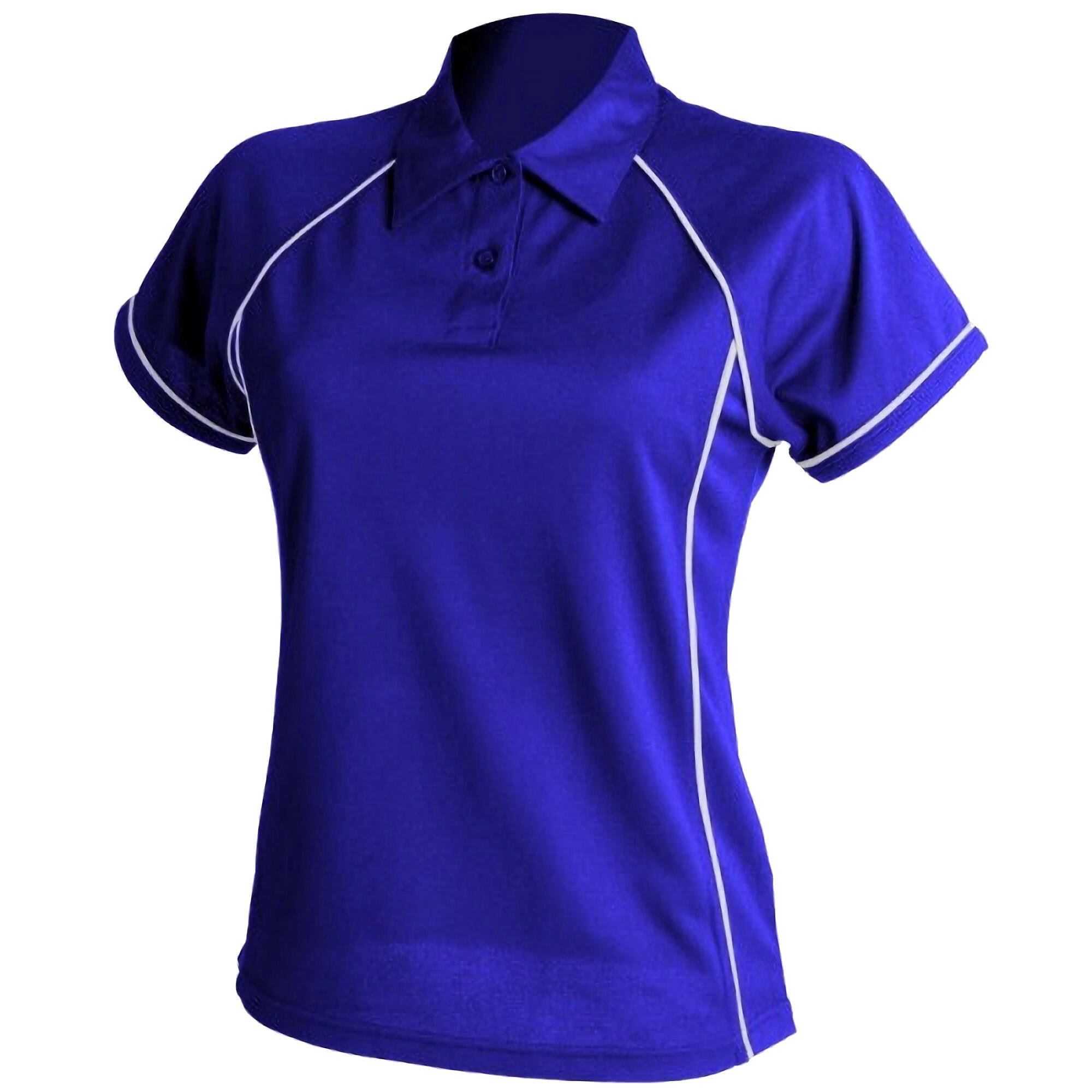 Finden & Hales Womens Coolplus Piped Sports Polo Shirt