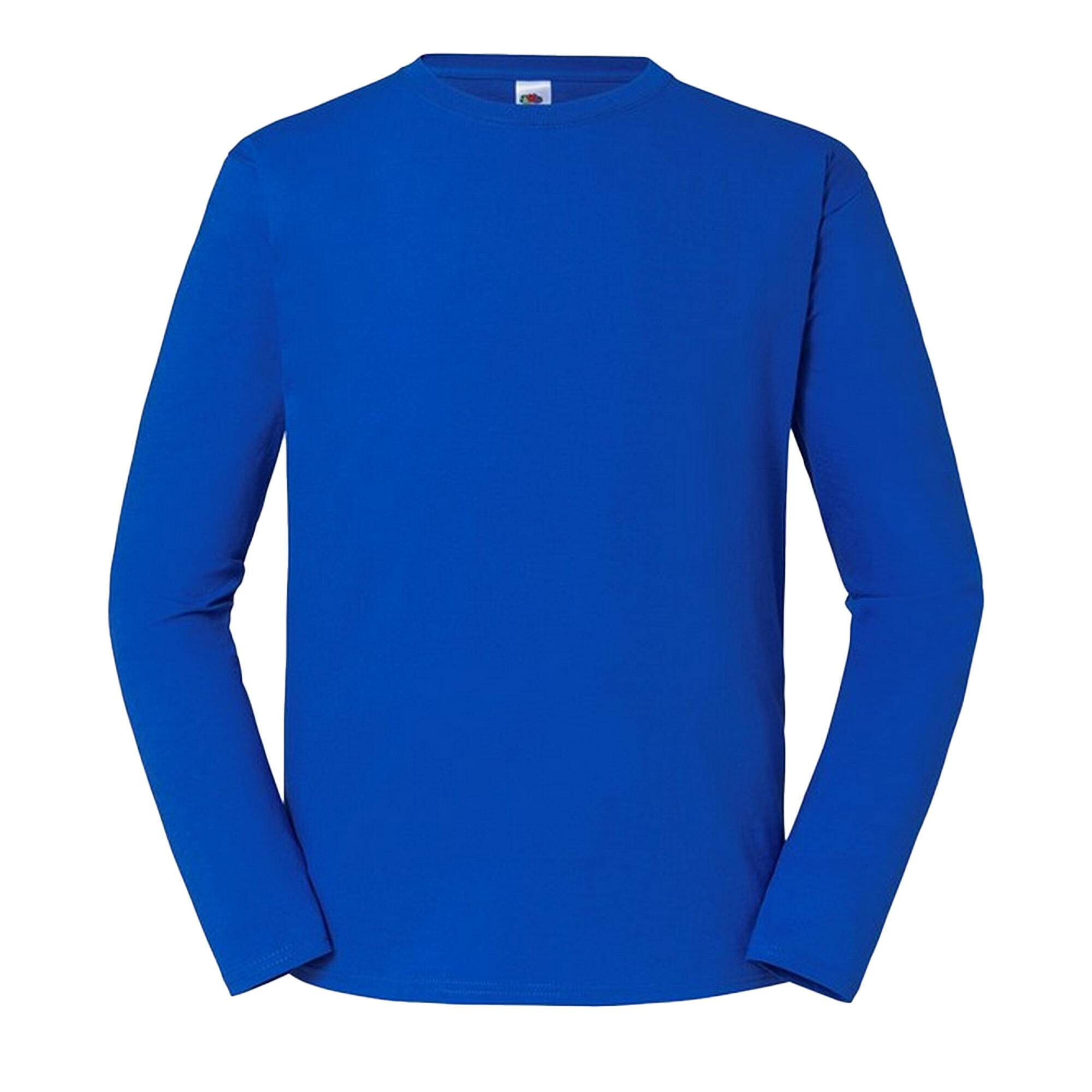 Fruit of the Loom Mens Iconic 195 Premium Ringspun Cotton Long-Sleeved T-Shirt