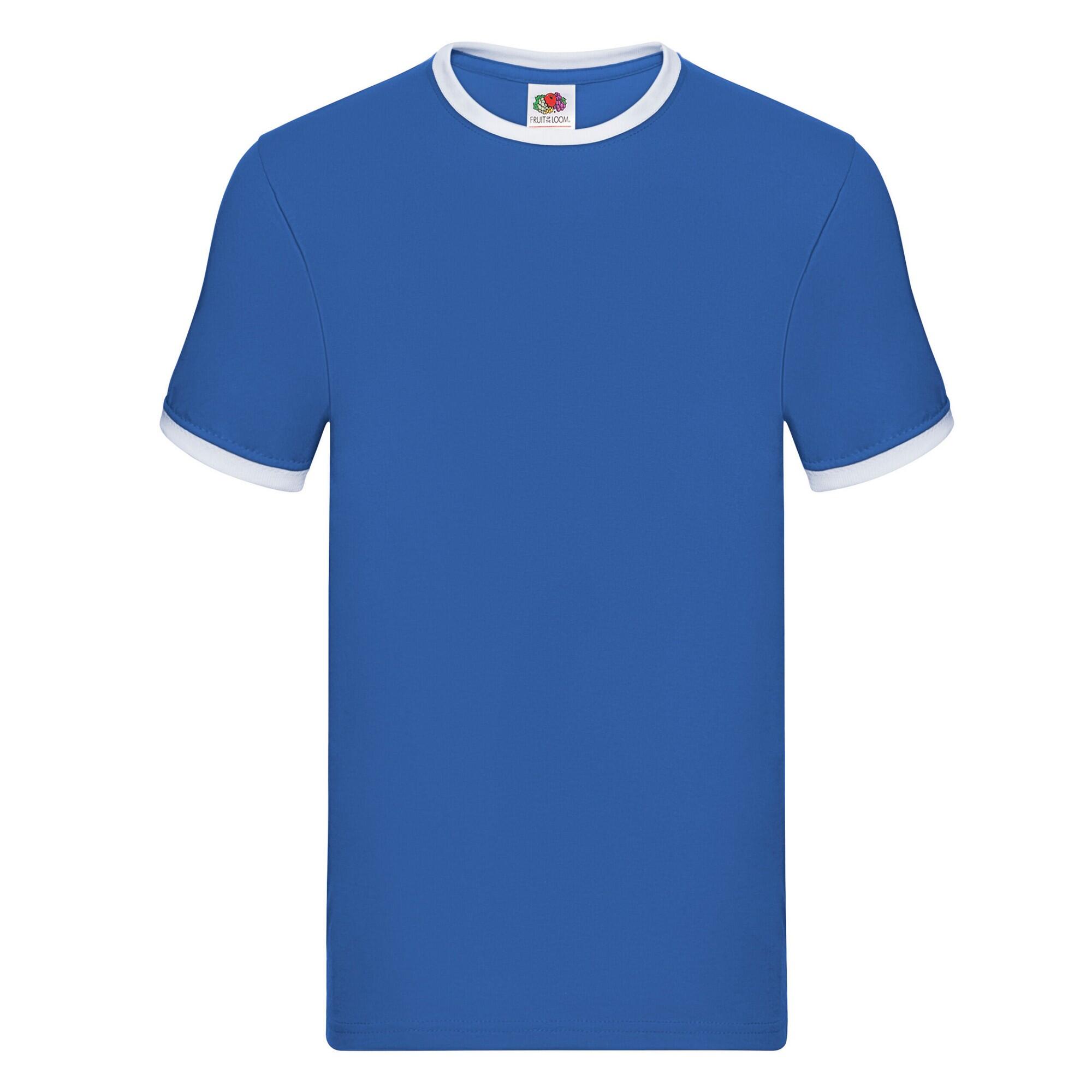 Fruit of the Loom Mens Ringer Contrast T-Shirt