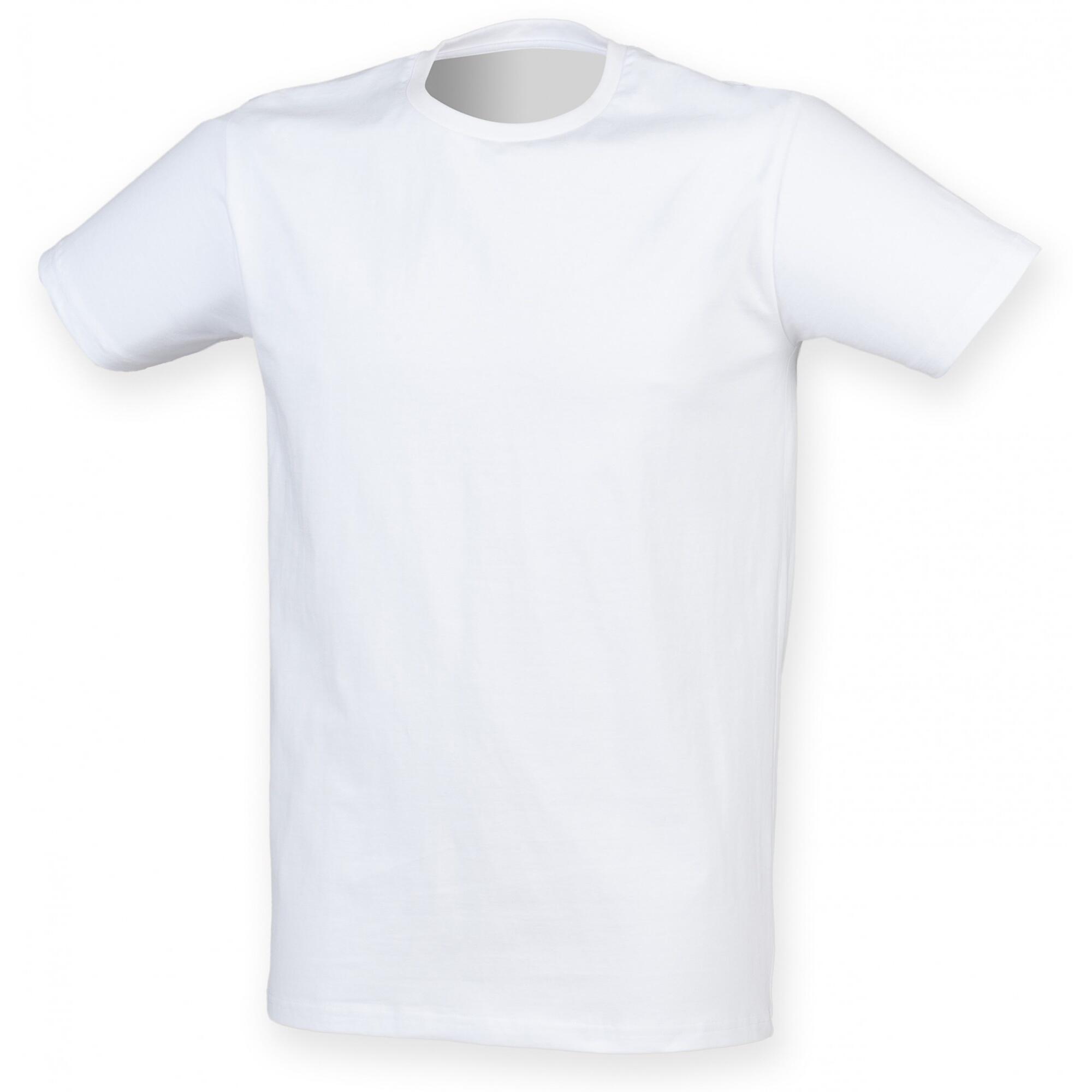Skinni Fit Men Mens Feel Good Stretch Short Sleeve T-Shirt