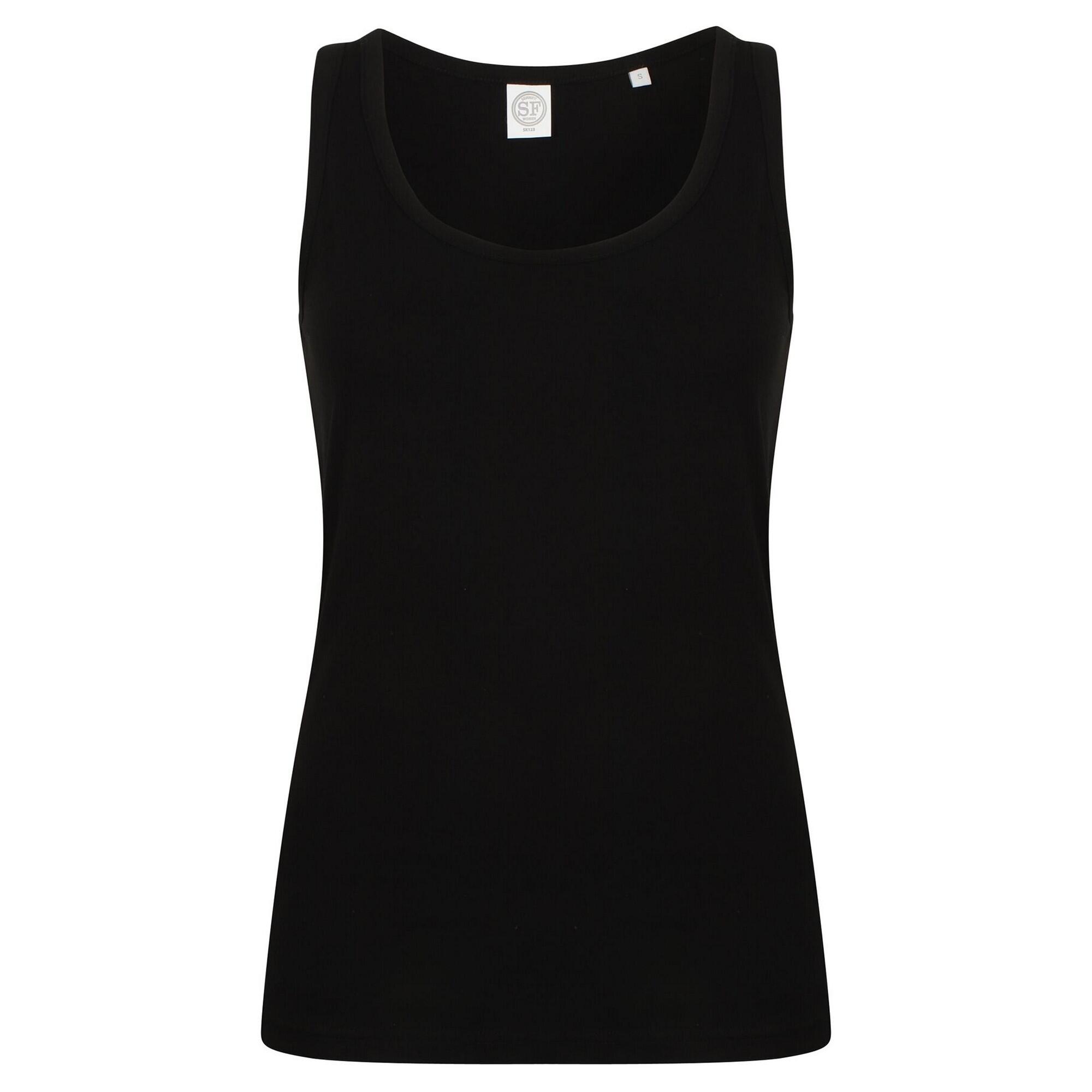 SF Womens/Ladies Feel Good Stretch Sleeveless Vest