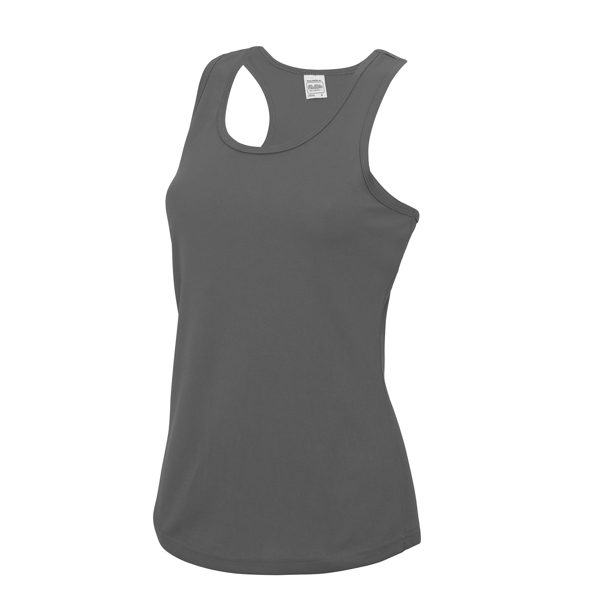 AWDis Just Cool Girlie Fit Sports Ladies Vest / Tank Top