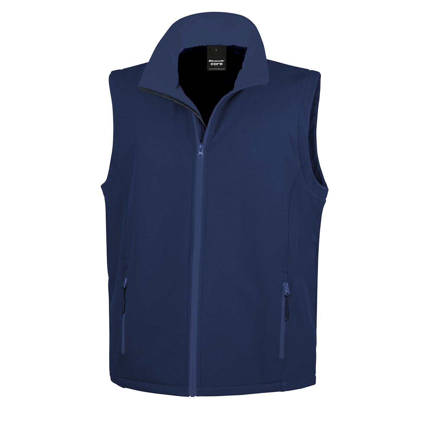 Result Mens Core Printable Softshell Bodywarmer