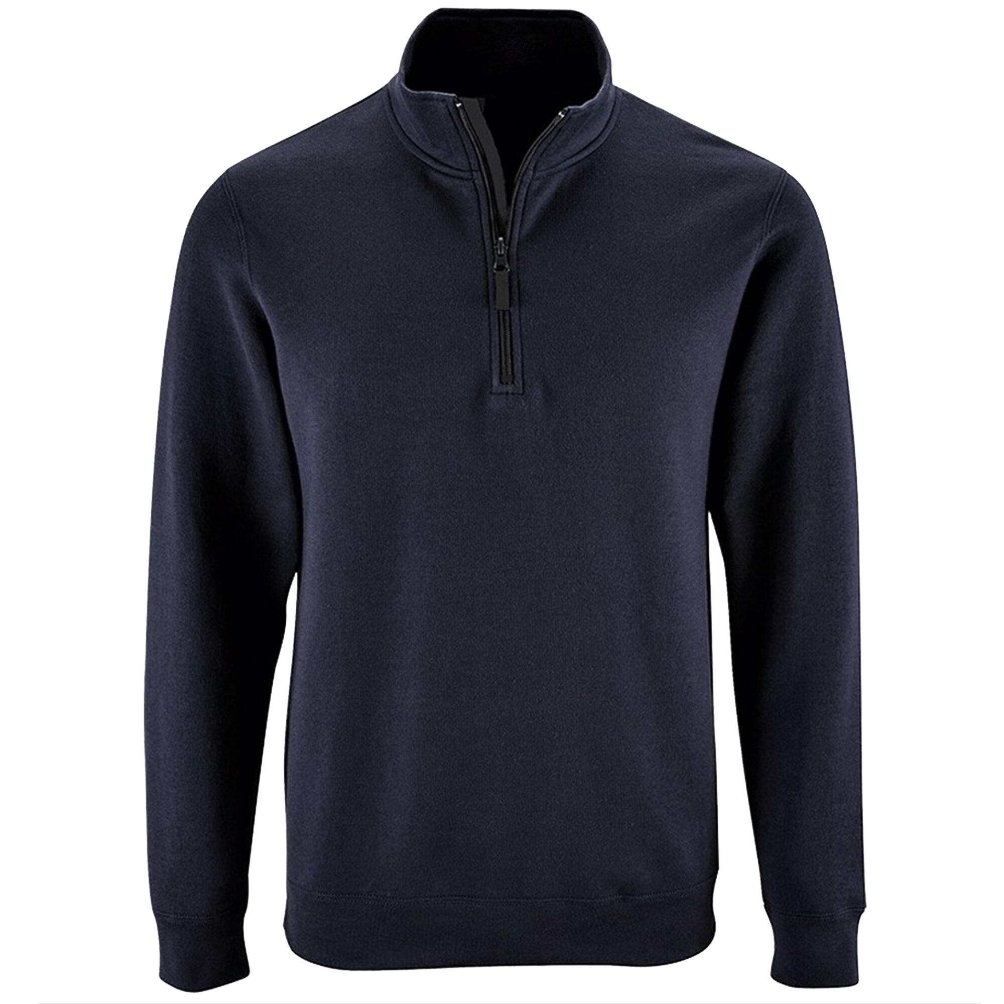 SOLS Mens Stan Contrast Zip Neck Sweatshirt