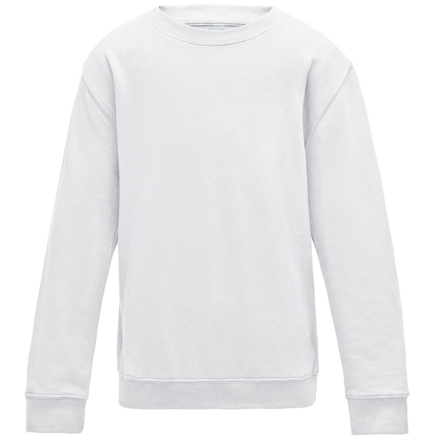 AWDis Just Hoods Childrens/Kids Plain Crew Neck Sweatshirt